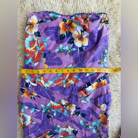 Chasing Unicorn Strapless hi-low dress - Picture 6 of 12